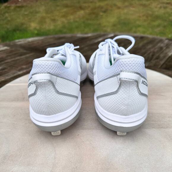 Adidas Icon 7 Boost Metal Baseball Cleats Mens Size 13 White FZ1557 New - Picture 5 of 14